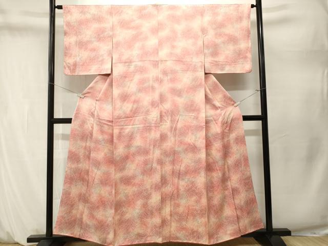 平和屋着物■上質な小紋　霞芒文　暈し染め　正絹　逸品　CABM1627ev