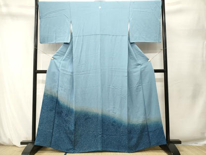 平和屋着物■豪華色留袖　霰文　御所車風景地紋　暈し染め　正絹　逸品　CABM1636ev