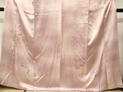 平和屋着物■訪問着　刺繍　唐子草花文　暈し染め　金彩　正絹　逸品　CABM1646ev