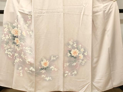 平和屋着物■訪問着　枝花文　暈し染め　正絹　逸品　CABM1652ev