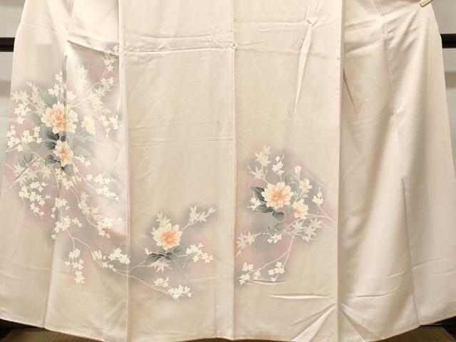 平和屋着物■訪問着　枝花文　暈し染め　正絹　逸品　CABM1652ev