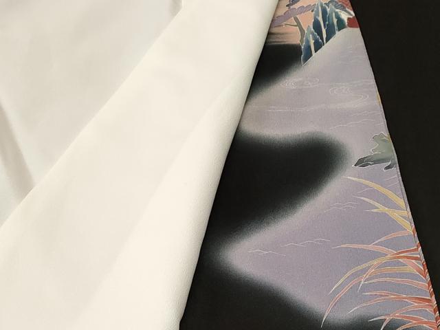 平和屋着物■豪華黒留袖　作家物　鴛鴦　御所解文　暈し染め　金彩　正絹　逸品　CABM1660ev