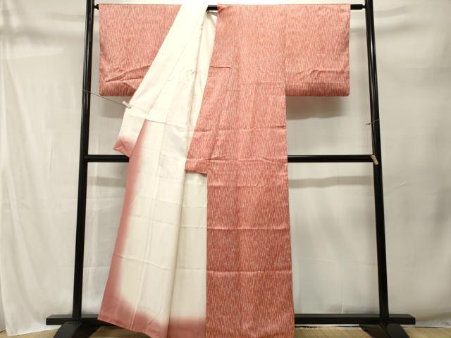 平和屋着物■上質な小紋　縞　正絹　逸品　CABM1670ev