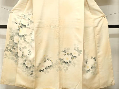 平和屋着物■訪問着　枝花文　暈し染め　正絹　逸品　CABM1687ev