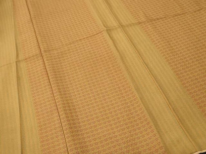 平和屋着物■上質な小紋　花繋ぎ間道　正絹　逸品　CABM1693ev