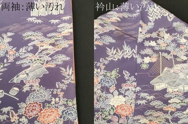 平和屋着物■訪問着　御所解文　正絹　逸品　CABM1694ev