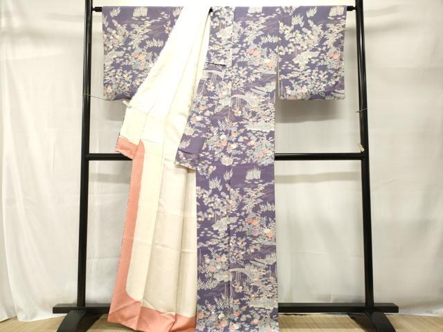 平和屋着物■訪問着　御所解文　正絹　逸品　CABM1694ev