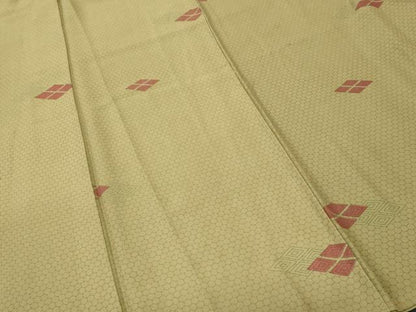 平和屋着物■上質な小紋　菱重ね文　正絹　逸品　CABM1720ev
