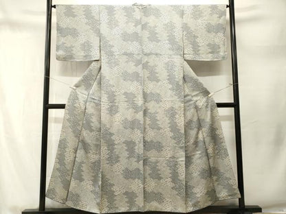 平和屋着物■江戸小紋　松皮菱寄せ小紋柄　正絹　逸品　CABM1722ev
