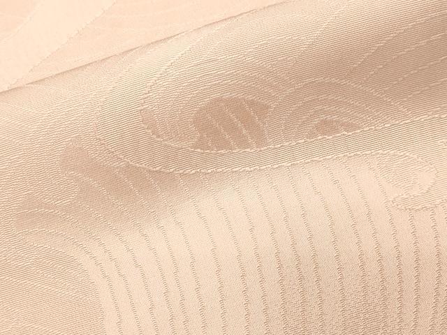 平和屋着物■上質な色無地　立波地紋　灰桜色　正絹　逸品　CABM1740ev