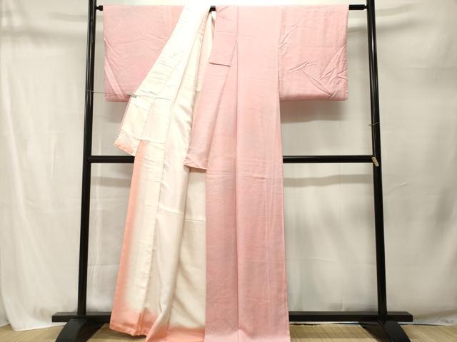 平和屋着物■上質な小紋　地紙吉祥花文　霞文　暈し染め　正絹　逸品　CABM1745ev