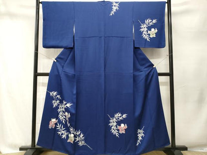 平和屋着物■訪問着　笹竹文　唐子　正絹　逸品　CABM1751ev