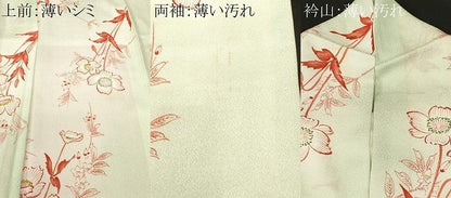 平和屋着物■訪問着　枝花文　暈し染め　正絹　逸品　CABM1755ev