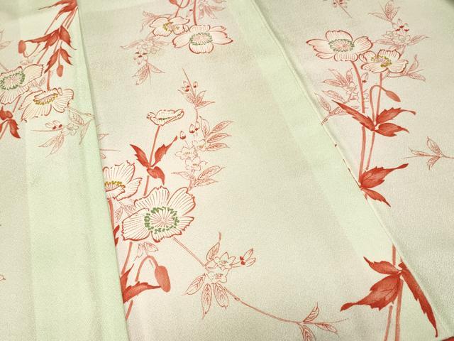 平和屋着物■訪問着　枝花文　暈し染め　正絹　逸品　CABM1755ev