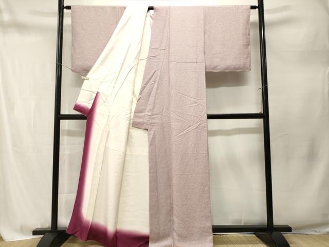 平和屋着物■江戸小紋　バラ尽くし　正絹　逸品　CABM1758ev