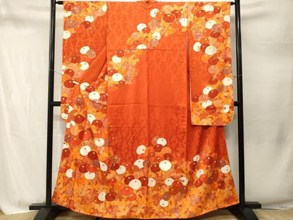 平和屋着物■豪華振袖　駒刺繍　万寿菊　金彩　正絹　逸品　CABM1759ev