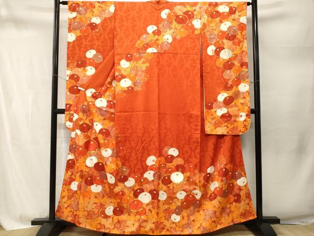 平和屋着物■豪華振袖　駒刺繍　万寿菊　金彩　正絹　逸品　CABM1759ev