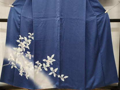 平和屋着物■訪問着　刺繍　枝花文　暈し染め　やまと誂製　正絹　逸品　CABM1761ev