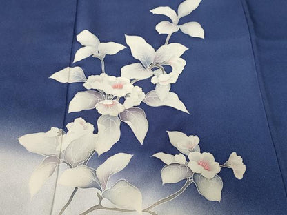 平和屋着物■訪問着　刺繍　枝花文　暈し染め　やまと誂製　正絹　逸品　CABM1761ev