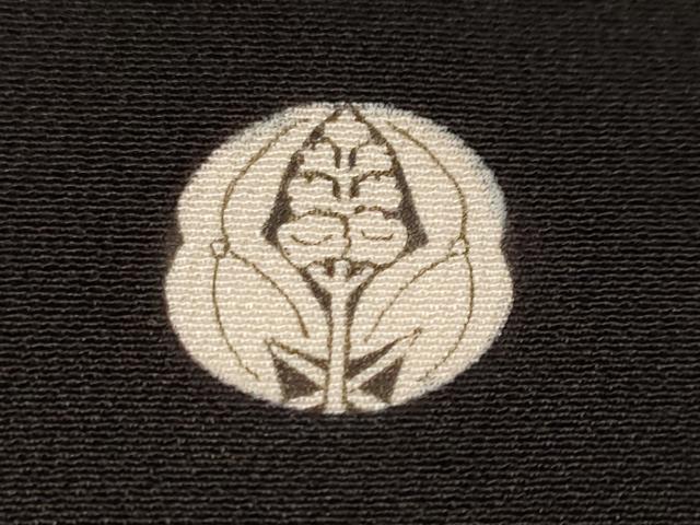 平和屋着物■豪華黒留袖　作家物　駒刺繍　地紙松竹梅飛鶴文　暈し染め　正絹　逸品　CABM1764ev