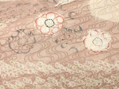 平和屋着物■訪問着　刺繍　絞り　辻が花　正絹　逸品　CABM1771ev