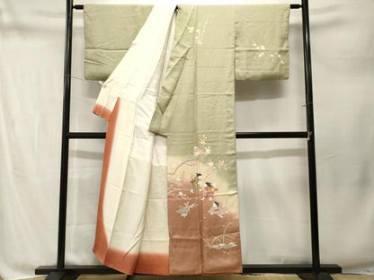 平和屋着物■訪問着　作家物　童子遊び　暈し染め　正絹　逸品　CABM1773ev