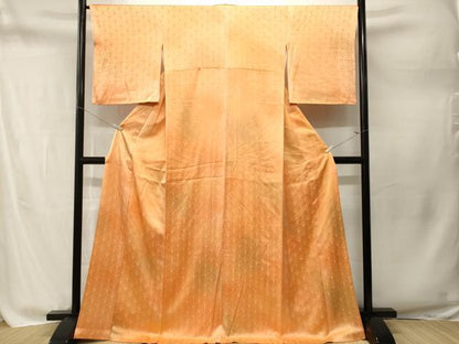 平和屋着物■上質な小紋　霞青海波　正絹　逸品　CABM1777ev
