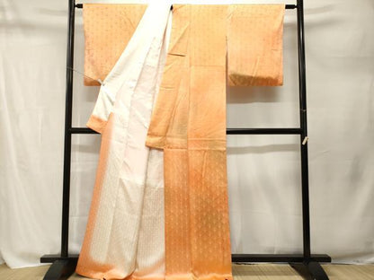 平和屋着物■上質な小紋　霞青海波　正絹　逸品　CABM1777ev