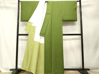 平和屋着物■上質な小紋　霞文　正絹　逸品　CABM1783ev
