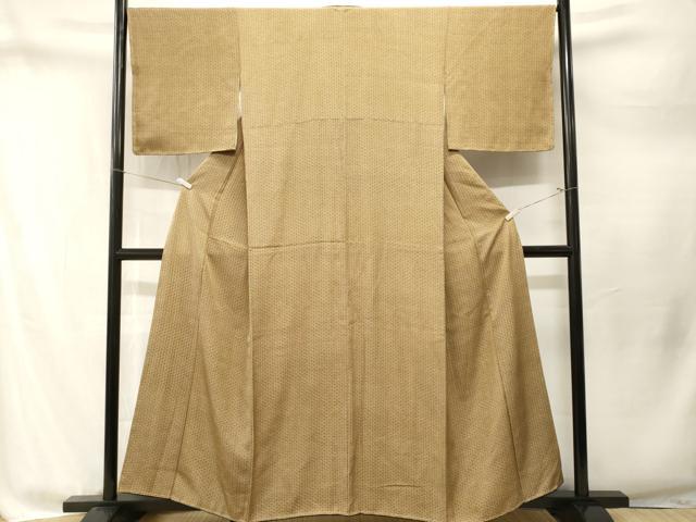 平和屋着物■江戸小紋　花菱文　正絹　逸品　CABM1786ev