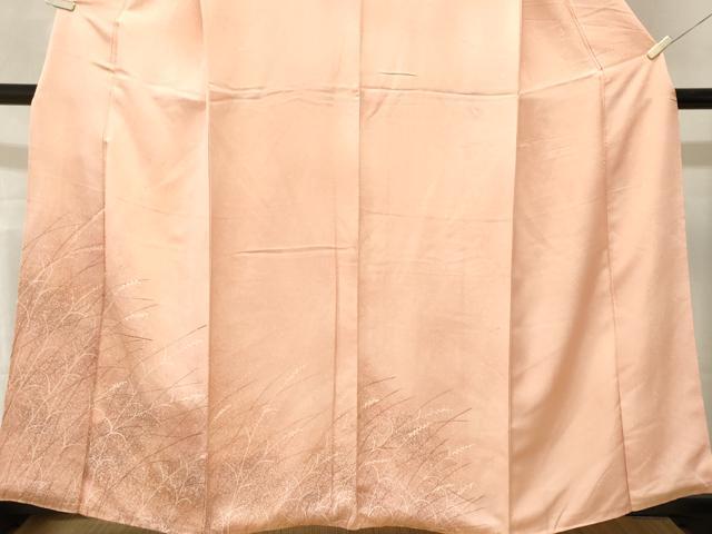 平和屋着物■訪問着　芒文　暈し染め　正絹　逸品　CABM1787ev