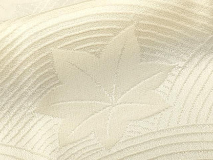 平和屋着物■長襦袢　夢想　流水舞花地紋　白色　正絹　逸品　CABM1793ev