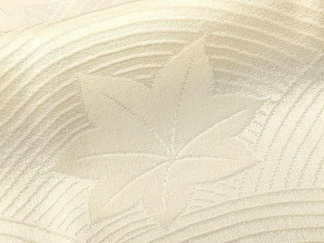 平和屋着物■長襦袢　夢想　流水舞花地紋　白色　正絹　逸品　CABM1793ev