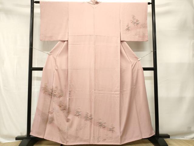平和屋着物■訪問着　浜松文　暈し染め　正絹　逸品　CABM1848ev