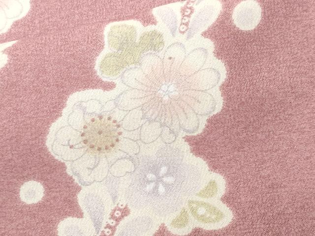 平和屋着物■小紋　辻が花　ロング丈　洗える着物　CABM1892ev