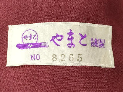 平和屋着物■小紋　縞　丸文　やまと誂製　洗える着物　CABM1899ev