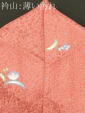 平和屋着物■小紋　舞花文　洗える着物　CABM1924ev
