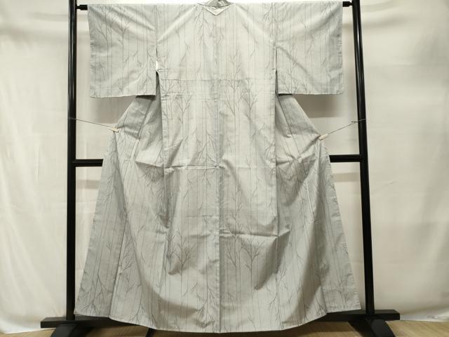 平和屋着物■小紋　樹林文　洗える着物　CABM1931ev