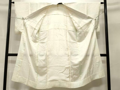 平和屋着物■長襦袢　無双仕立て　紗綾形文様　霞文　暈し染め　正絹　逸品　CABM1963ev