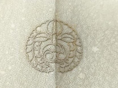 平和屋着物■訪問着　刺繍　道長草花文　暈し染め　正絹　逸品　CABM1967ev