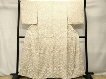 平和屋着物■訪問着　青海波花文　正絹　逸品　CABM1973ev