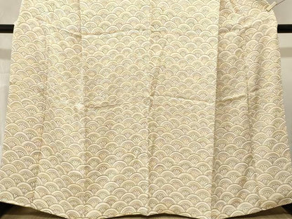 平和屋着物■訪問着　青海波花文　正絹　逸品　CABM1973ev