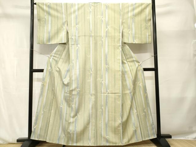 平和屋着物■小紋　笹竹間道　洗える着物　CABM1979ev