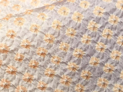 平和屋着物■上質な小紋　総絞り　霞文　暈し染め　正絹　逸品　CABM1991ev