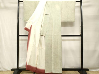 平和屋着物■大変加工の良い総絞り小紋　正絹　逸品　CABM1992ev