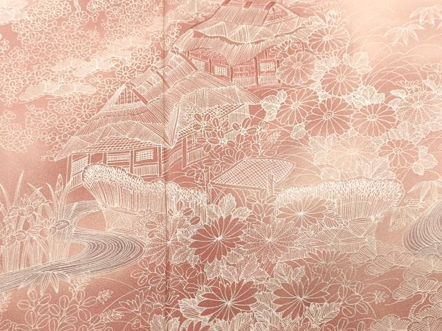平和屋着物■豪華色留袖　刺繍　御所解文　暈し染め　正絹　逸品　CABM1994ev
