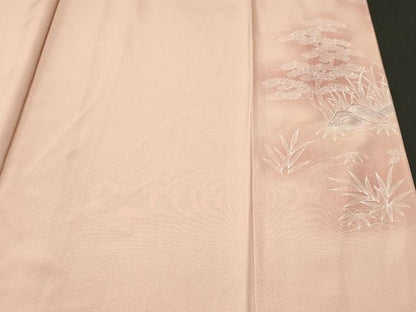 平和屋着物■豪華色留袖　刺繍　御所解文　暈し染め　正絹　逸品　CABM1994ev