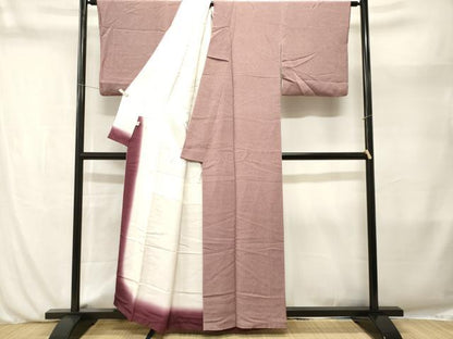 平和屋着物■江戸小紋　作家物　草木染め　鮫小紋柄　まるやま扱い　正絹　逸品　CABM1995ev