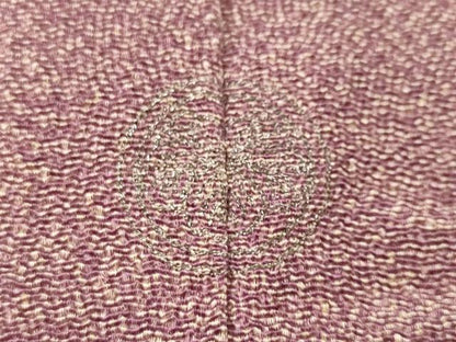 平和屋着物■江戸小紋　作家物　草木染め　鮫小紋柄　まるやま扱い　正絹　逸品　CABM1995ev