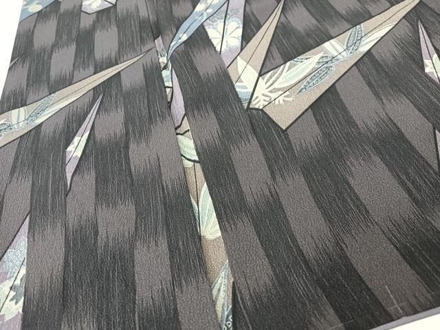 平和屋着物■小紋　折り鶴草花文　洗える着物　CABM2060xe